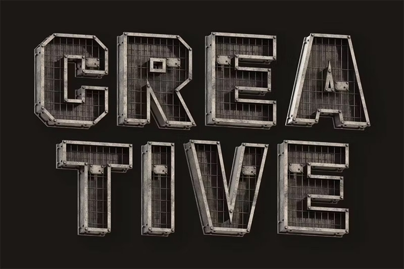 Industrial Box - 3D Color SVG Font