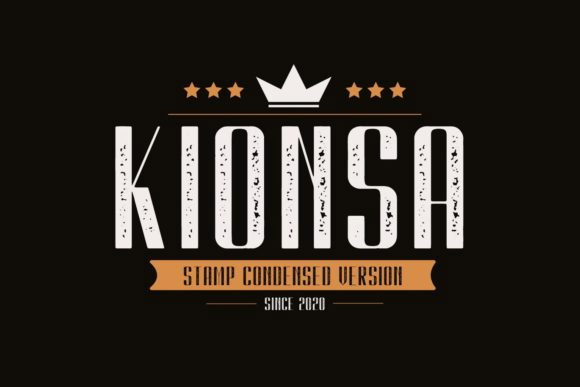Kionsa Stamp Font