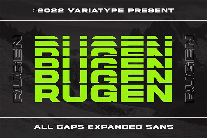 Rugen - All-Caps Expanded